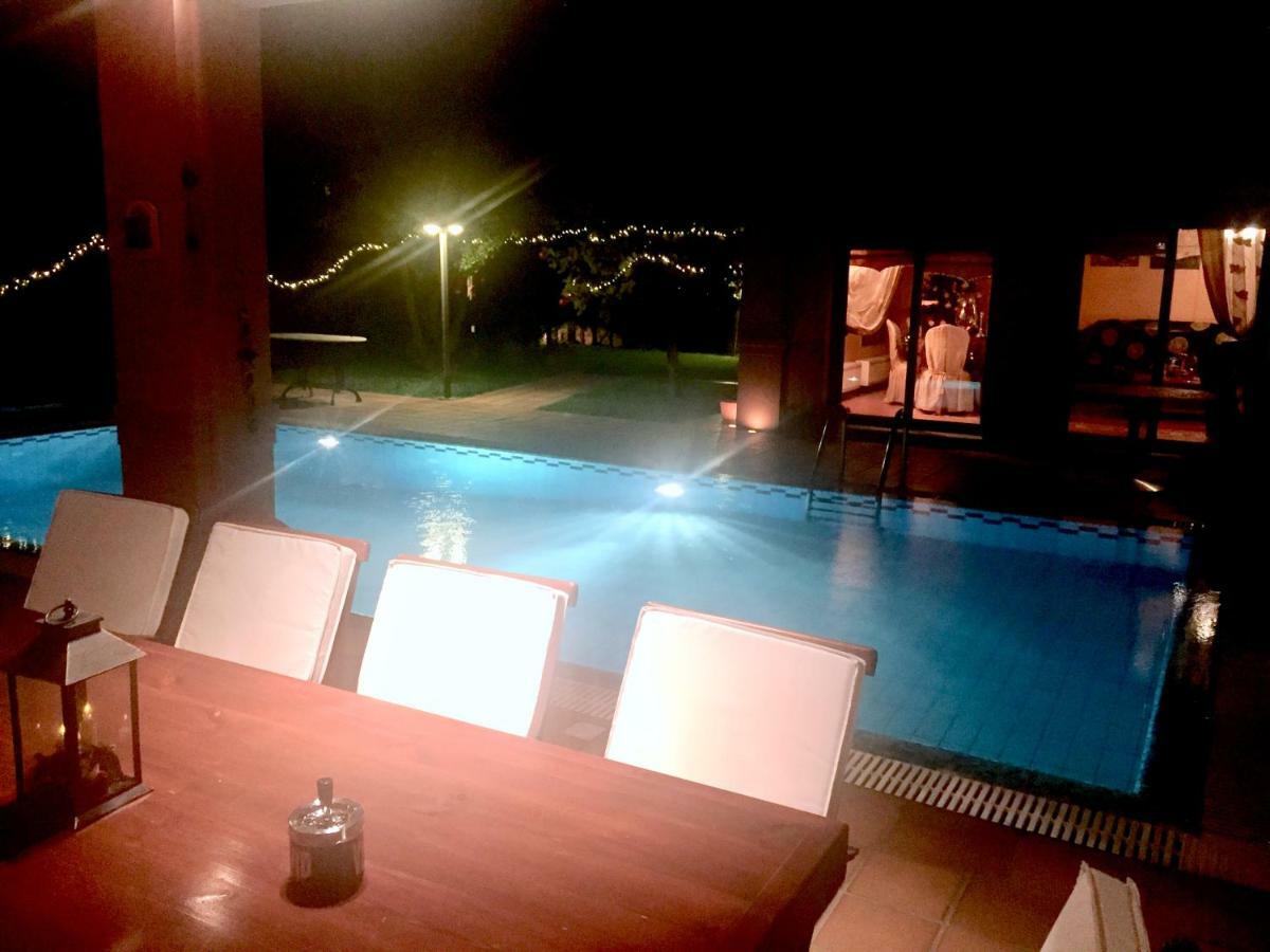 4-Seasons Pool Villa Near Meteora Trikala  Ngoại thất bức ảnh