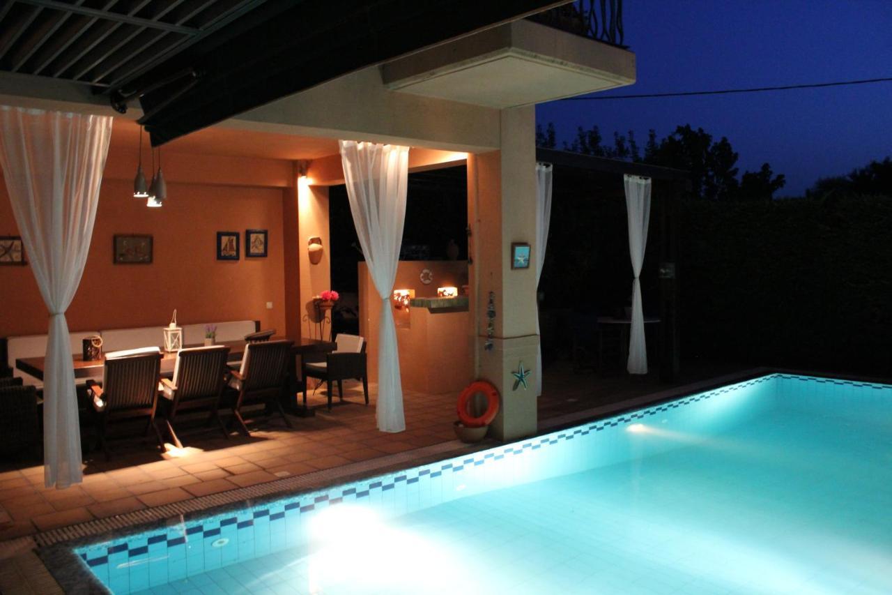 4-Seasons Pool Villa Near Meteora Trikala  Ngoại thất bức ảnh