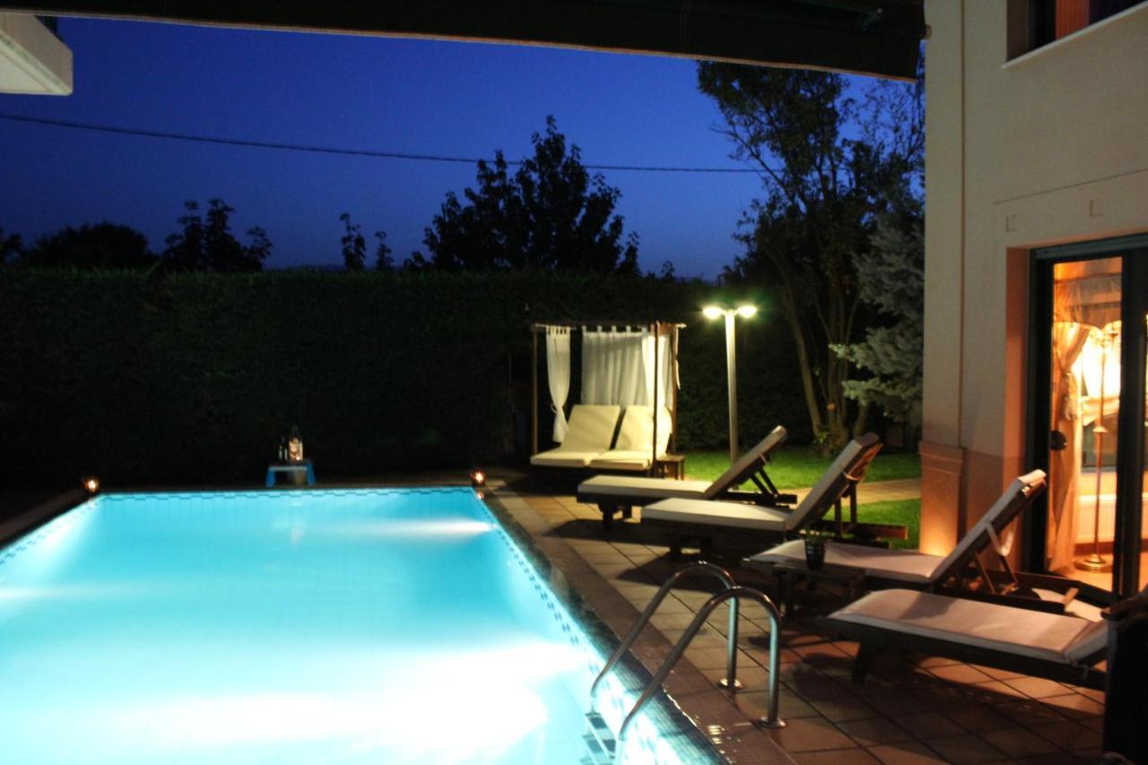 4-Seasons Pool Villa Near Meteora Trikala  Ngoại thất bức ảnh